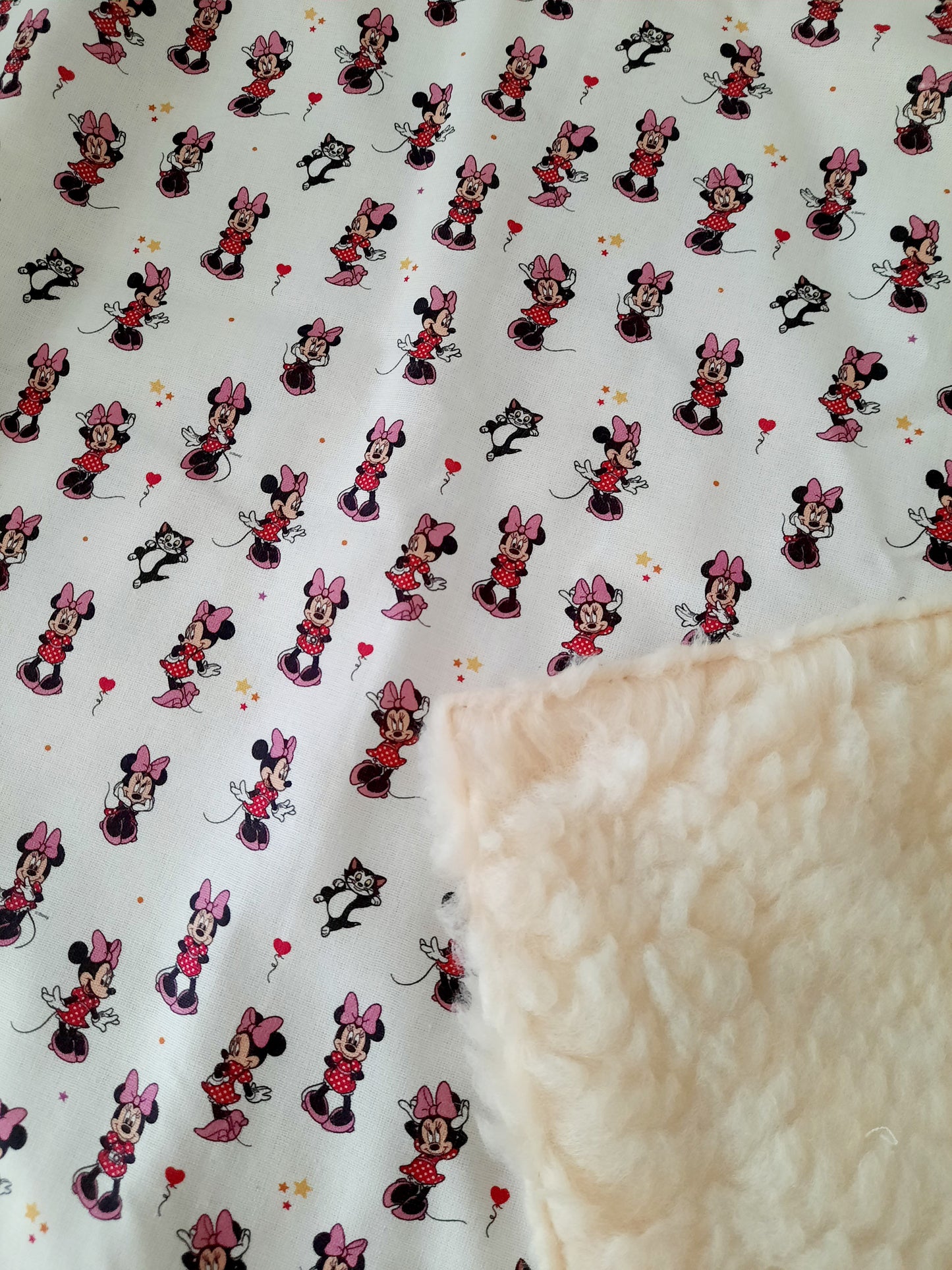 Manta algodão e borreguito | Cotton and lamb blanket